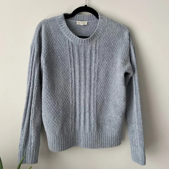 Lucky  Brand Soft Crew Neck Sweater - Picture 5 of 16